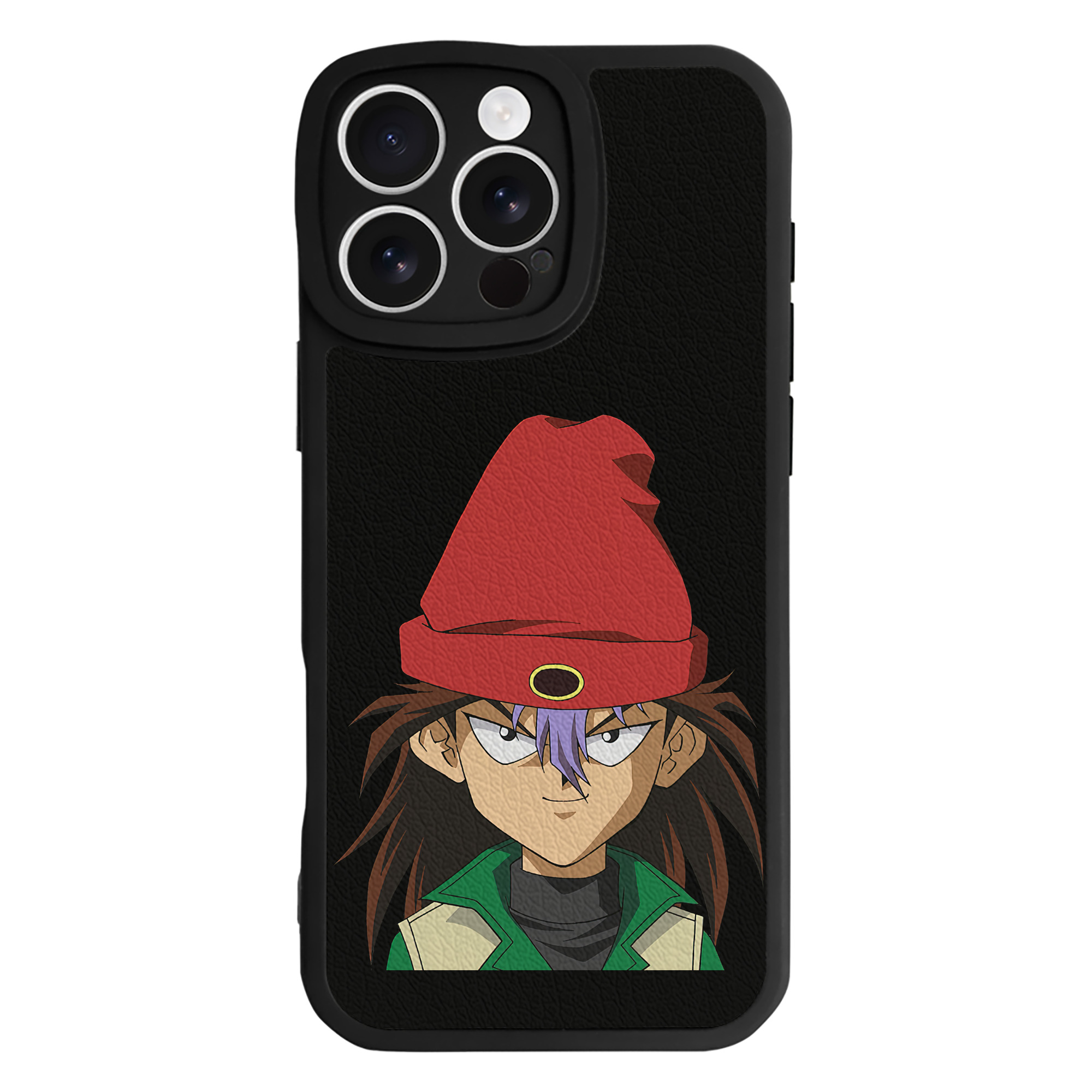 遊☆戯☆王 Yu-Gi-Oh! 【iPhone 16シリーズ対応】シリコンスマホケース（レザー調） 材質：シリコン